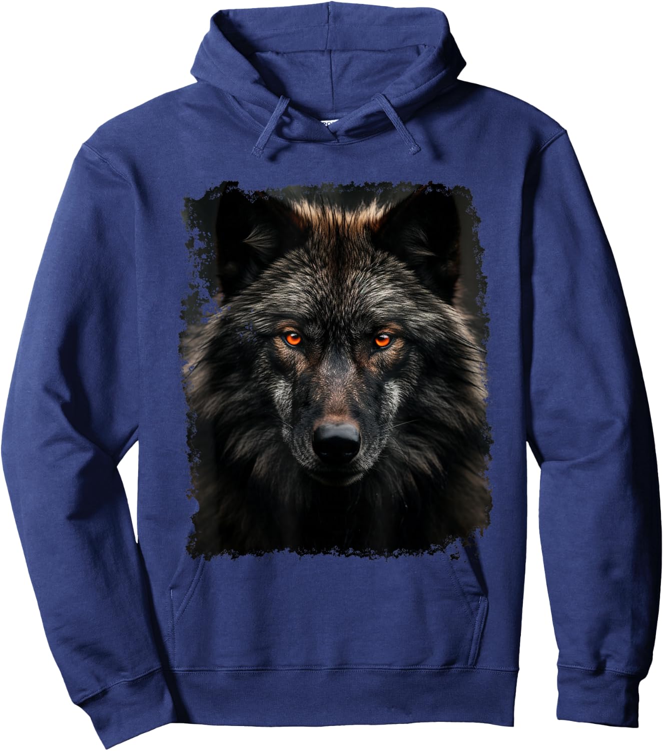 Noah&Friends Black Wolf Hoodie - Hoodie | Navy