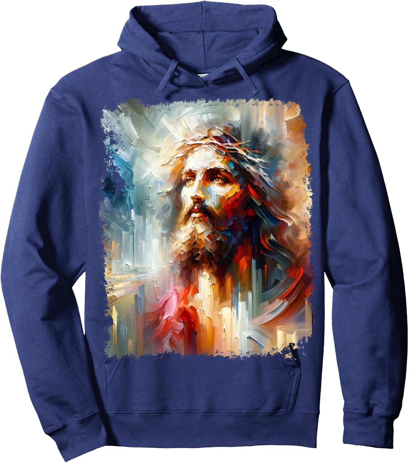 Jesus Christ Christian Hoodie - Hoodie | Navy