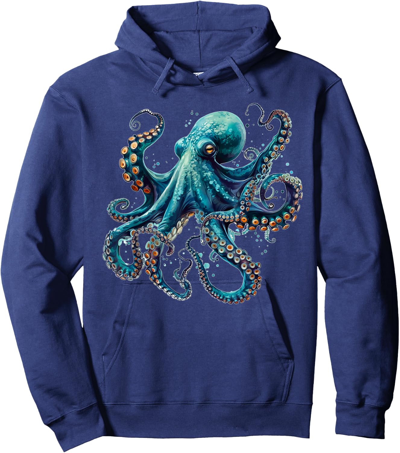 Cool blue octopus Hoodie - Hoodie | Navy