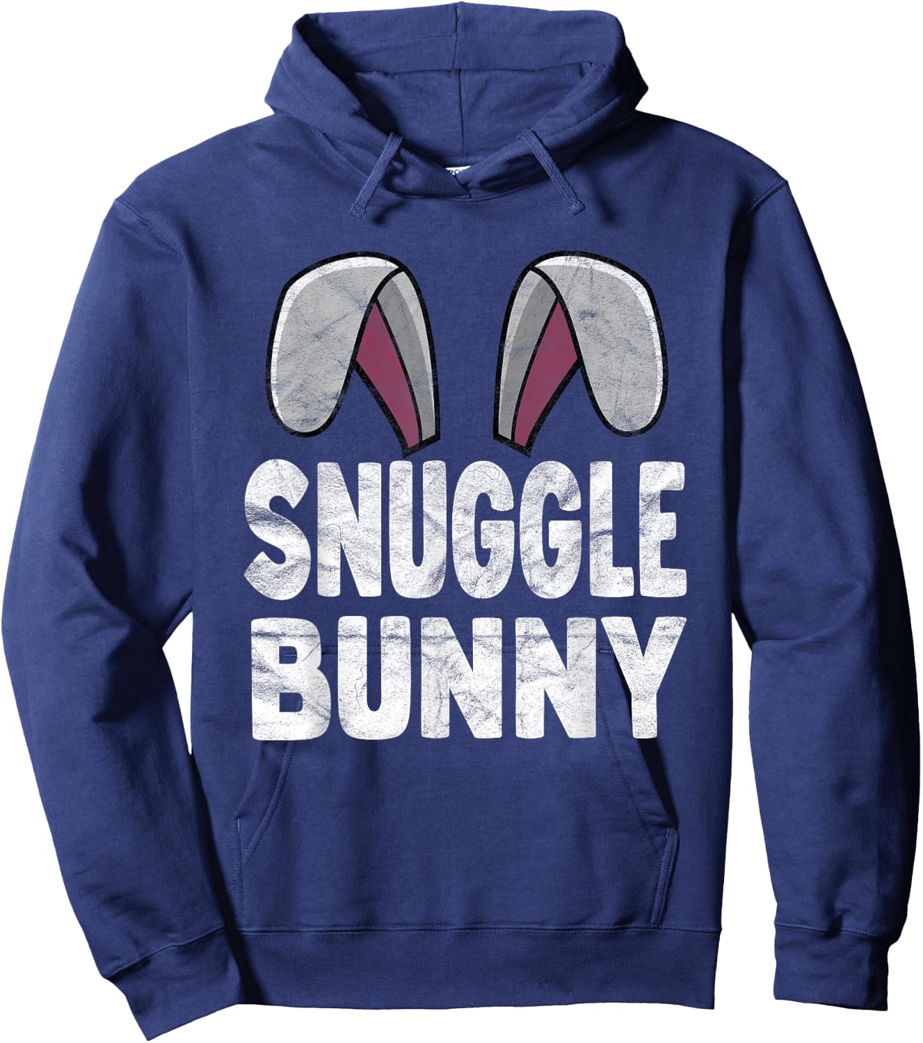 Snuggle Bunny Easter Bunny Ears for Easter Day Hoodie - Hoodie | Navy