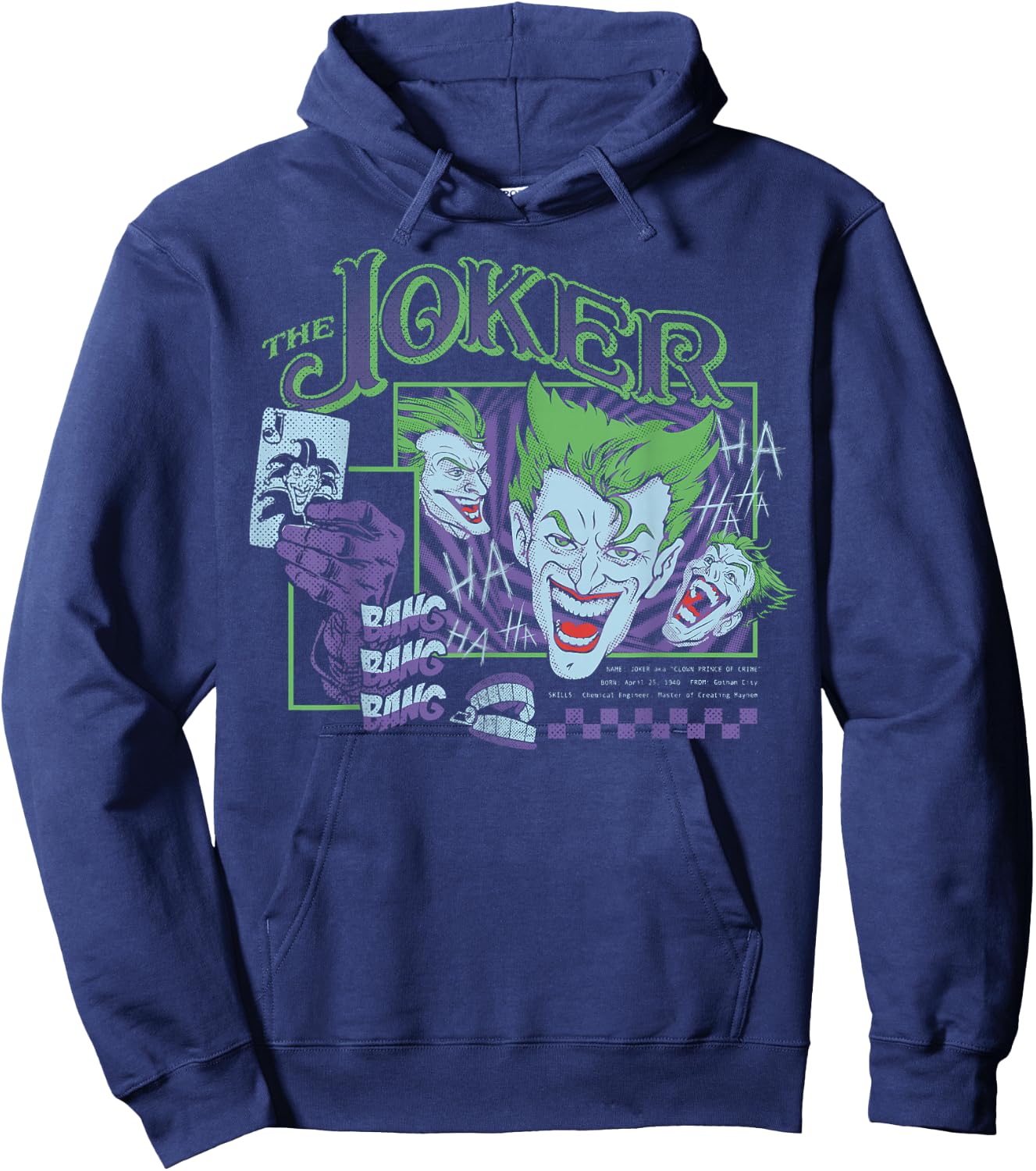 DC Comics Batman Joker Trip Hoodie - Hoodie | Navy