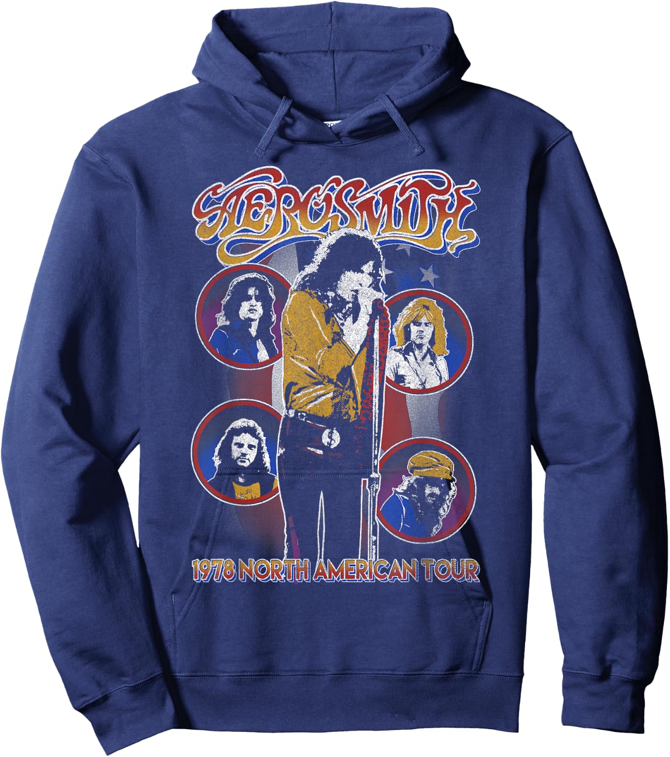 Aerosmith - 1978 North America Tour Hoodie - Hoodie | Navy