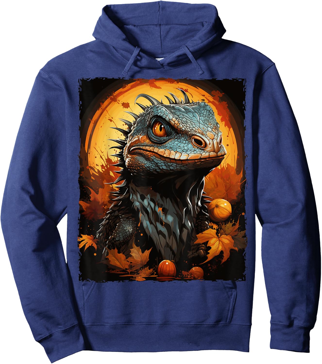 Bearded Dragon Halloween Hoodie - Hoodie | Navy