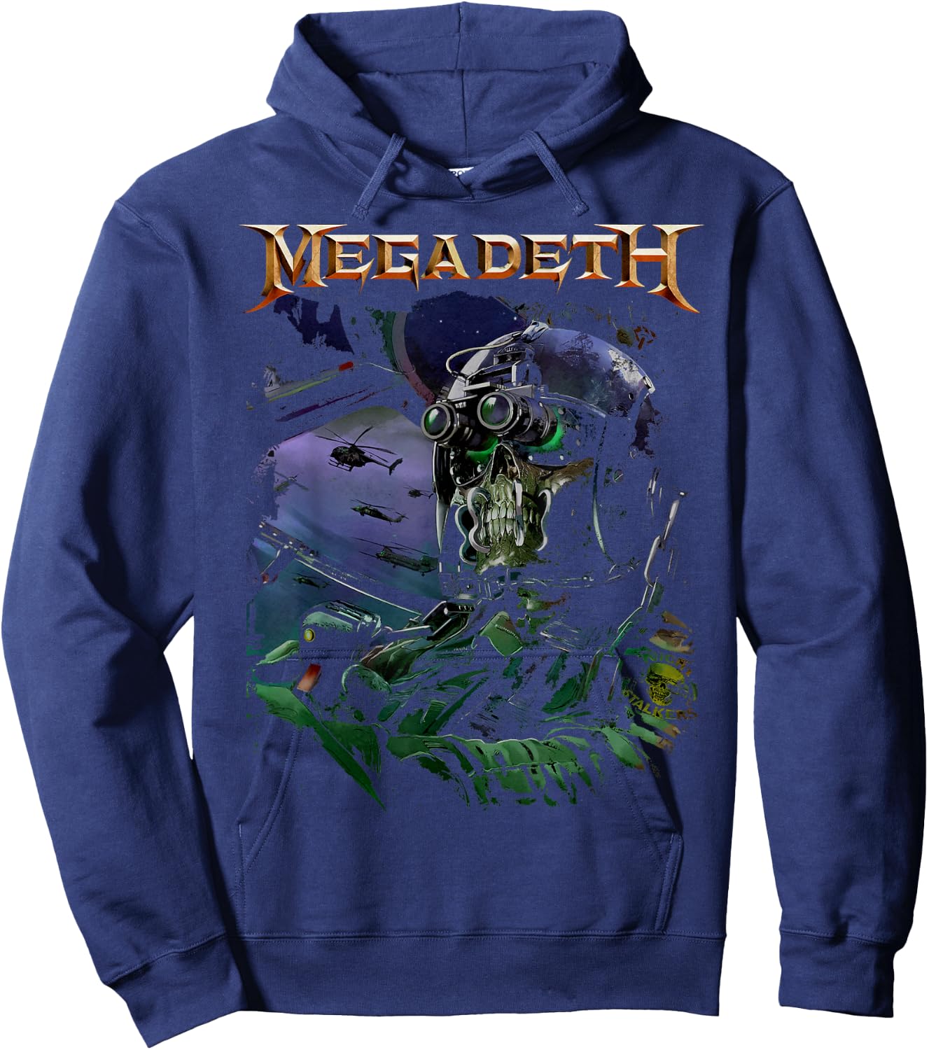 Megadeth - Helicopter Vic Hoodie - Hoodie | Navy
