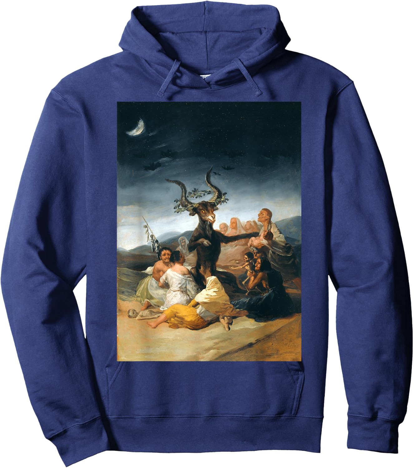 Famous Renaissance Painting Illustration Hoodie - Hoodie | Navy