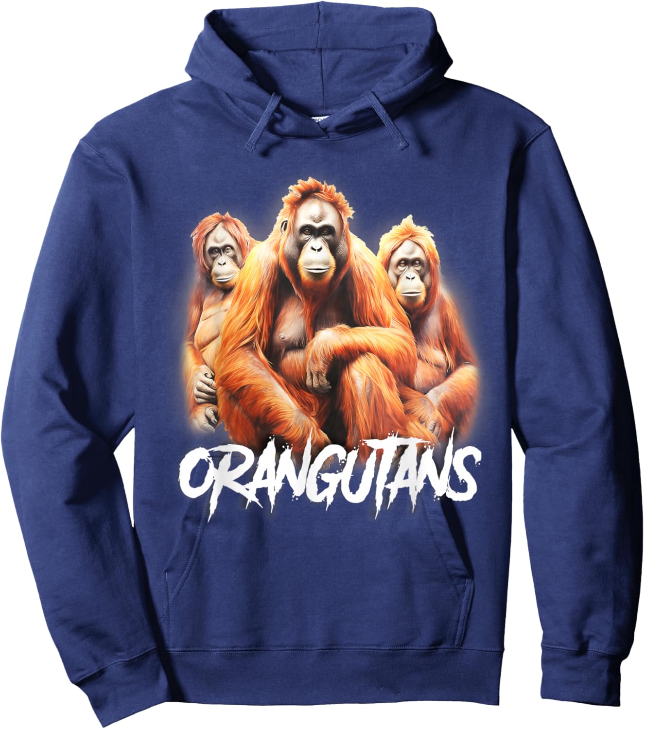 Orangutan Great Apes Hoodie - Hoodie | Navy