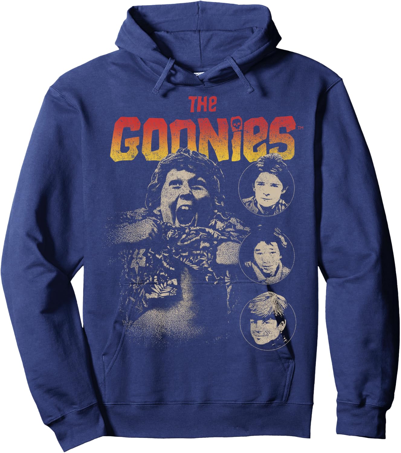 The Goonies Cast Poster Hoodie - Hoodie | Navy
