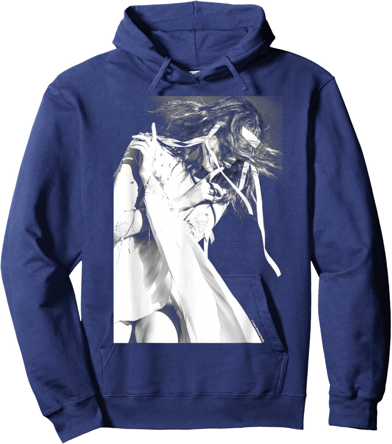 Florence Welch Black And White By Everard Smith Hoodie - Hoodie | Navy