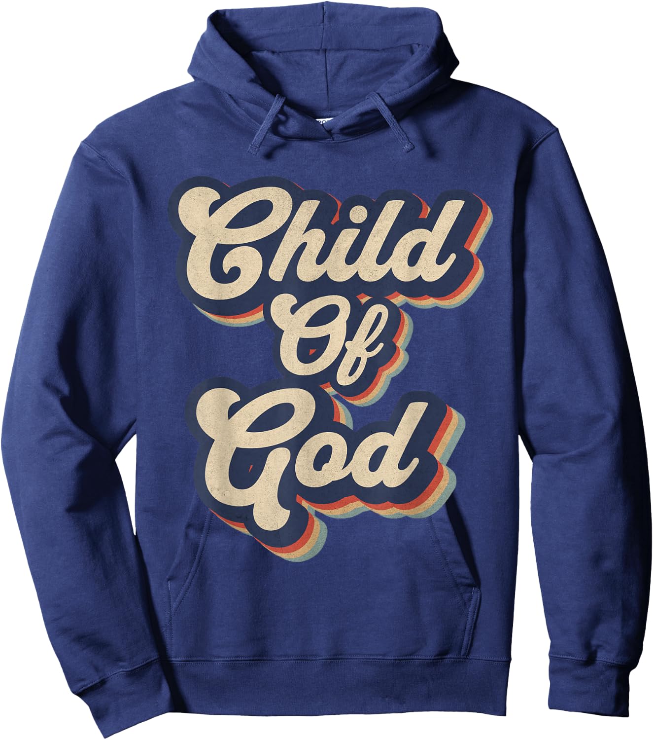 Child Of God Retro Religious Christian Design Hoodie - Hoodie | Navy