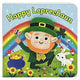 Happy Leprechaun Finger Puppet Plush St. Patrick's Day Board Book Ages 0-4