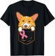 Pocket Dog Welsh Corgi Breast Cancer Awareness Support Gift