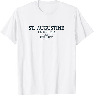 St. Augustine Florida Palm Tree Surf Beach Gift Women