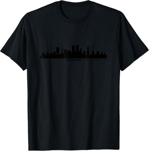 Boston Massachusetts Downtown City Skyline