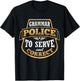 Grammar Police - Serve and Correct , Men, Black, Large