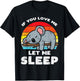 Koala If You Love Let Me Sleep Retro Bear Animal Lover Gift