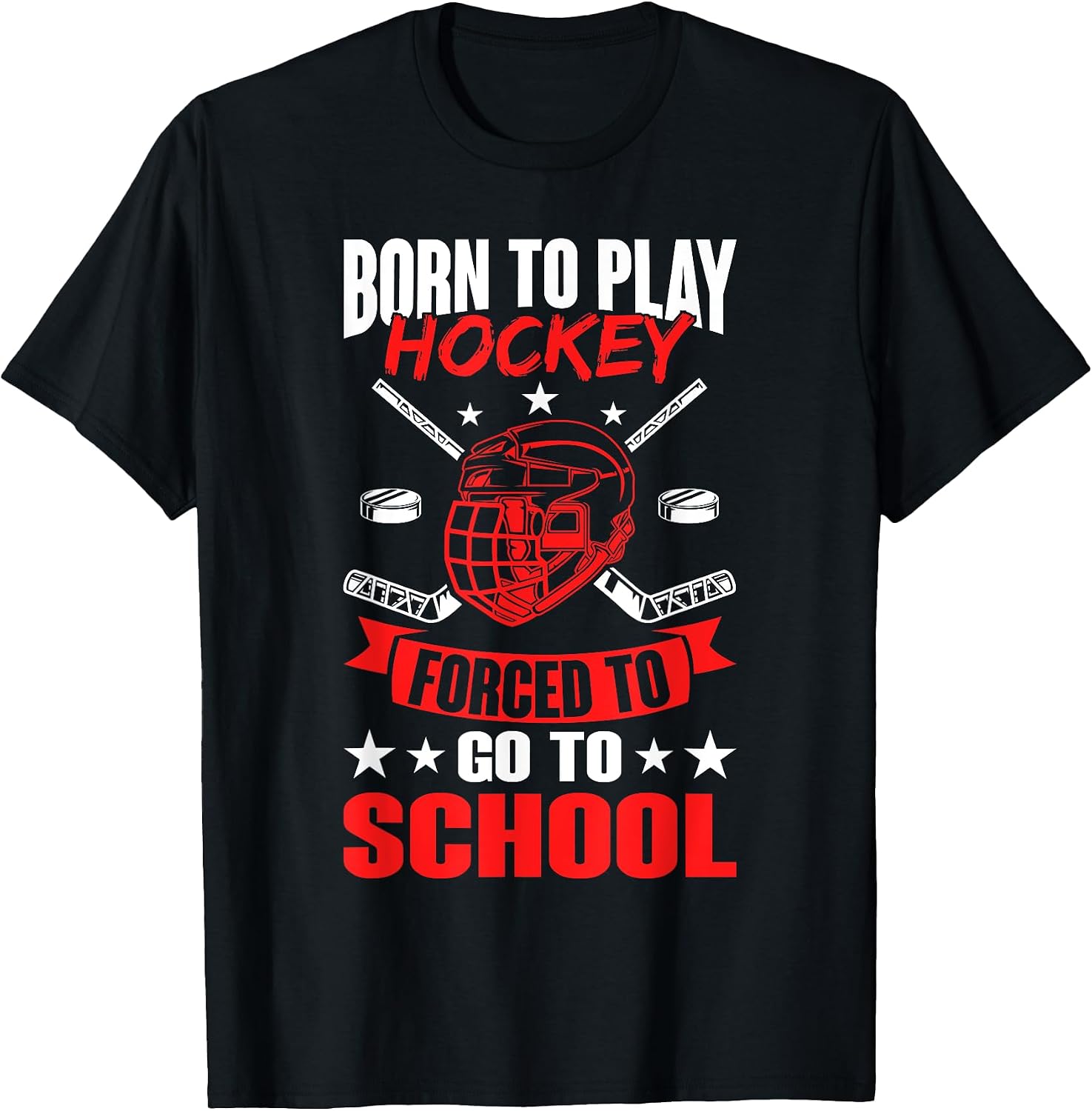 Funny Kids Born To Play Hockey Forced To Go To Schools