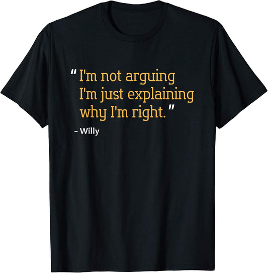 WILLY Gift Quote Funny Birthday Personalized Name Idea