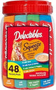 Delectables Squeeze Up Variety Pack, Creamy Squeezable Puree, Lickable Wet Cat Treats, Grain Free, No Added Fillers, No by-Products, No Added Preservatives, 0.5 Ounces Tube, 48 Tubes Total