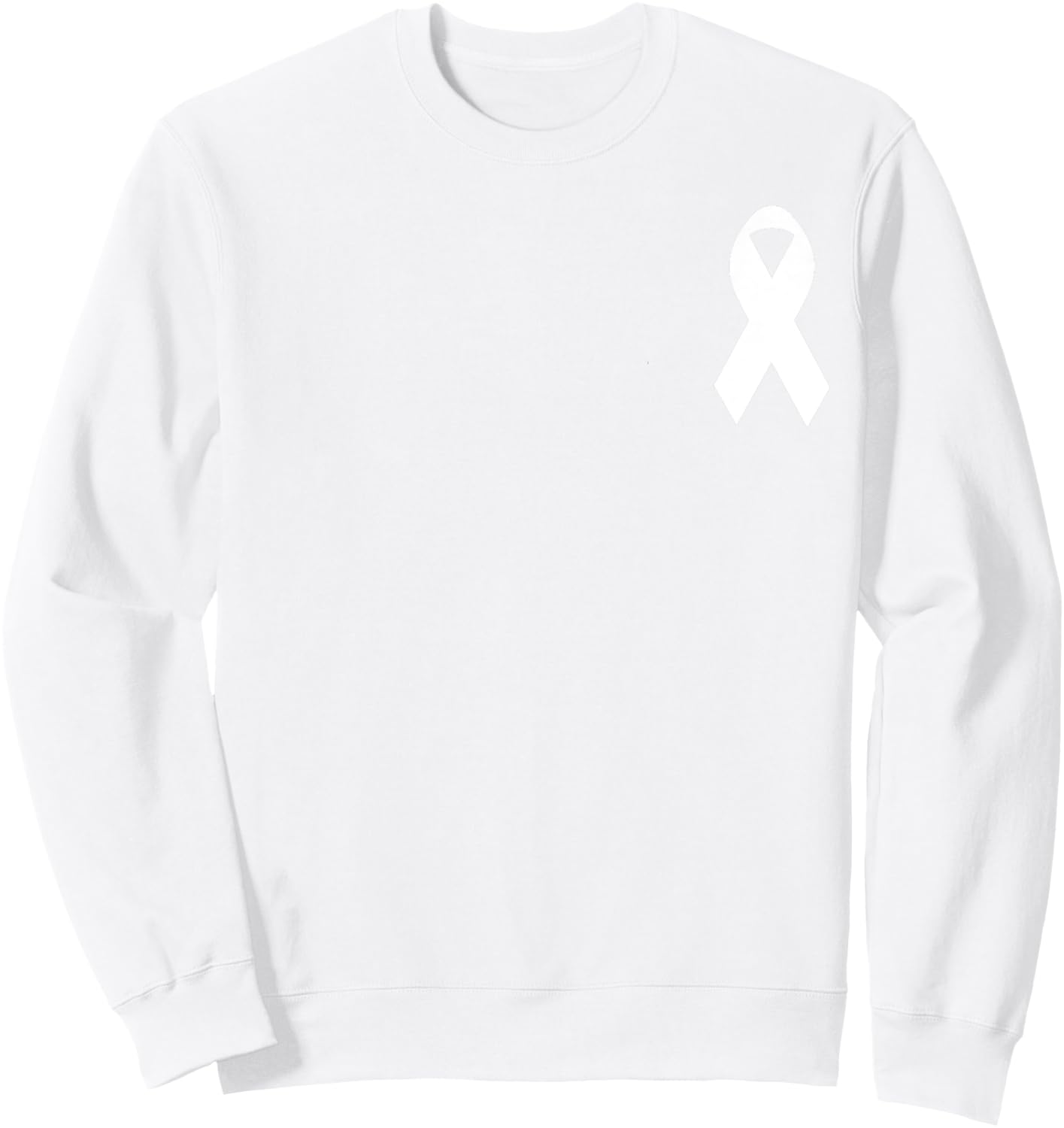 In October We Wear Red Ribbon Week Awareness Women Men Sweatshirt - Sweatshirt | White