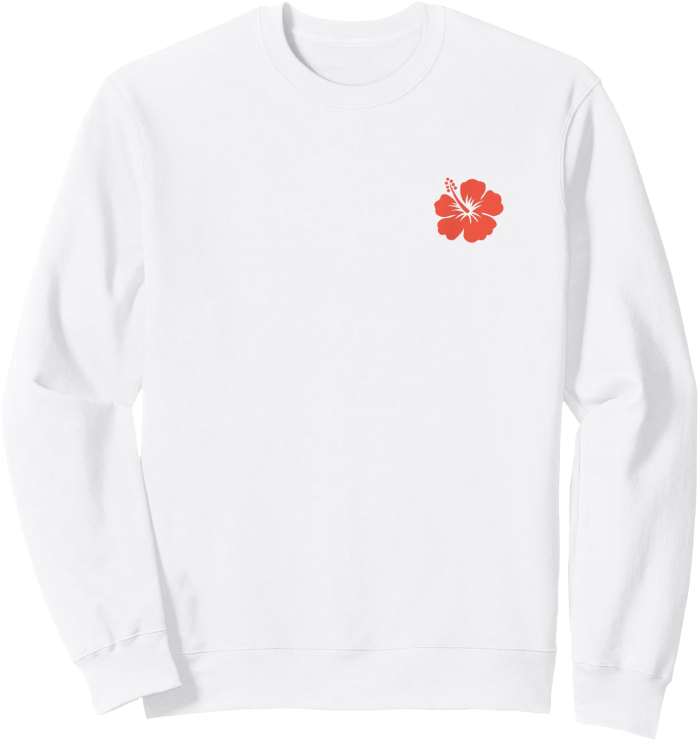 Hibiscus Sweatshirt - Sweatshirt | White