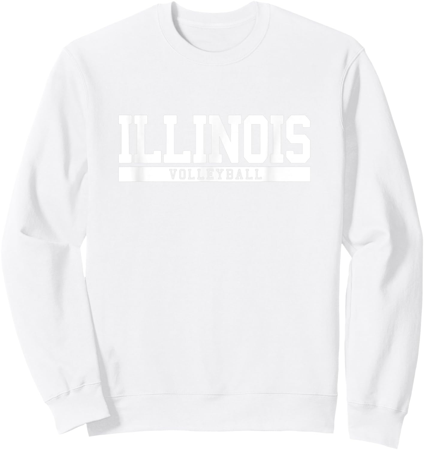 Illinois Volleyball Sweatshirt - Sweatshirt | White