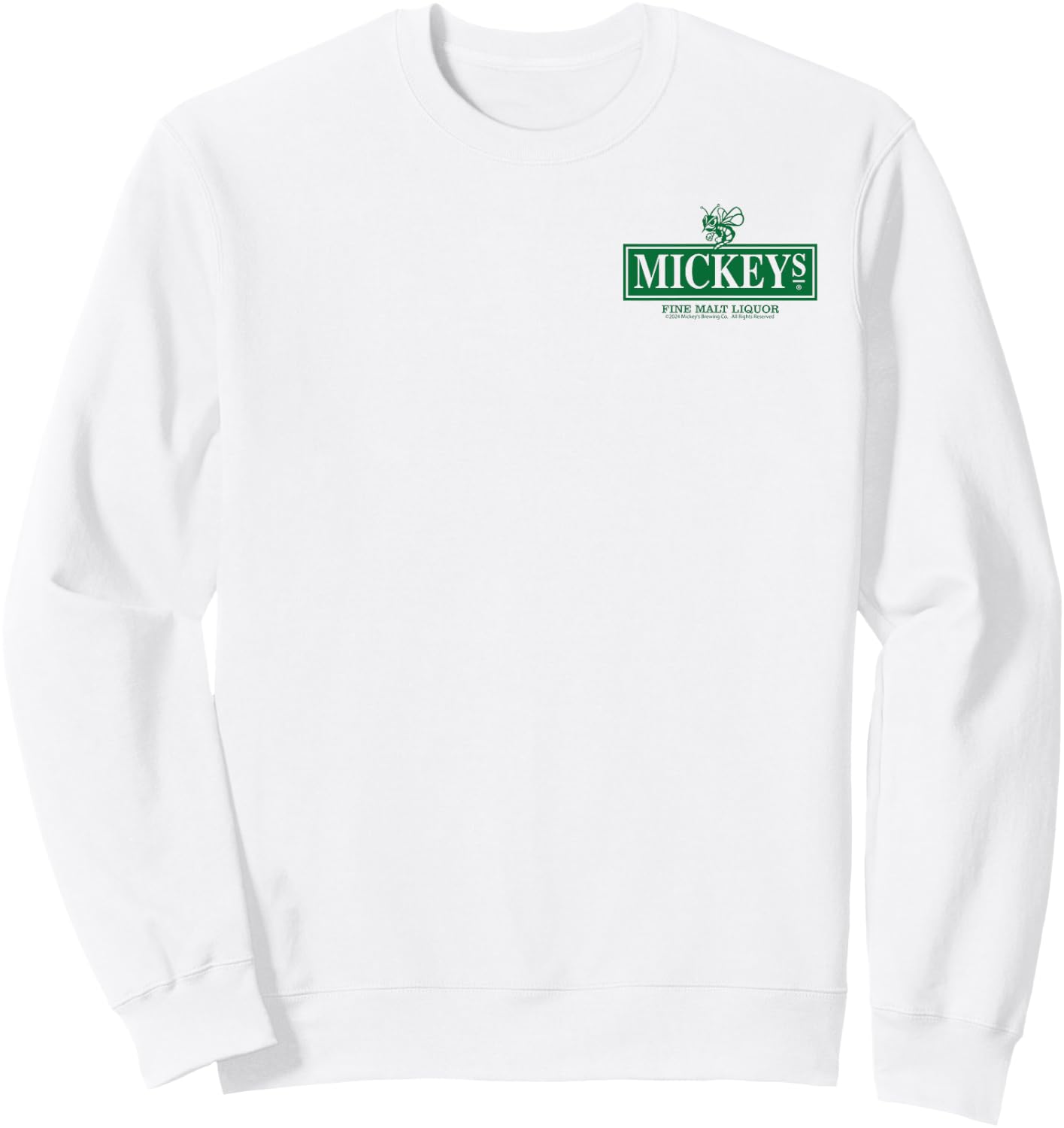 Mickey's Fine Malt Liquor Sweatshirt - Sweatshirt | White