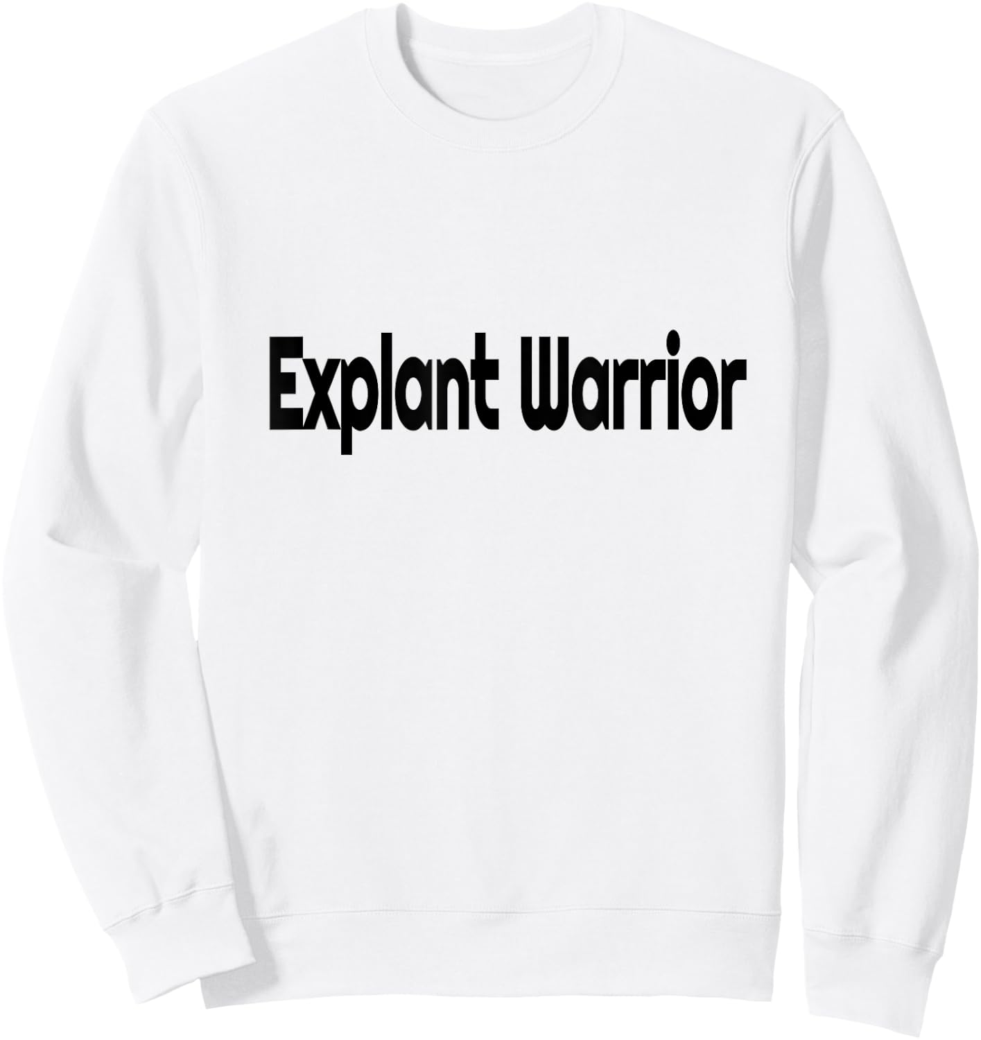 Breast Implant Illness Awareness Explant Warrior Sweatshirt - Sweatshirt | White