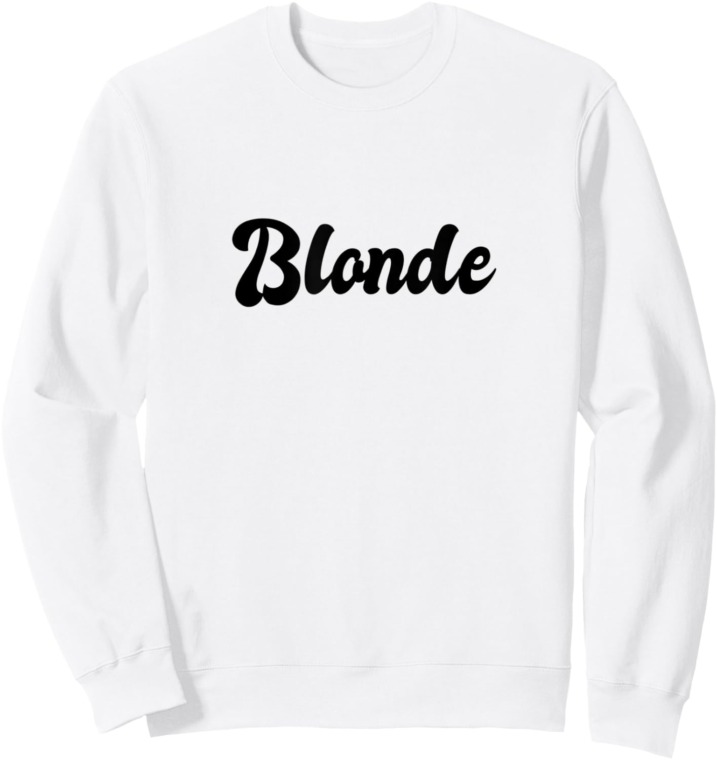 Blonde Retro Sweatshirt - Sweatshirt | White