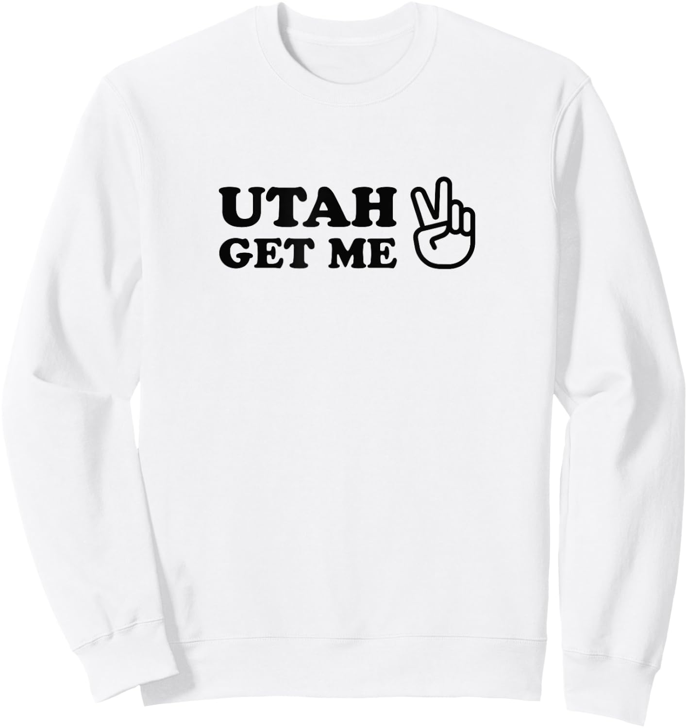Utah Get Me Two 1980s Movie Quote Sweatshirt - Sweatshirt | White