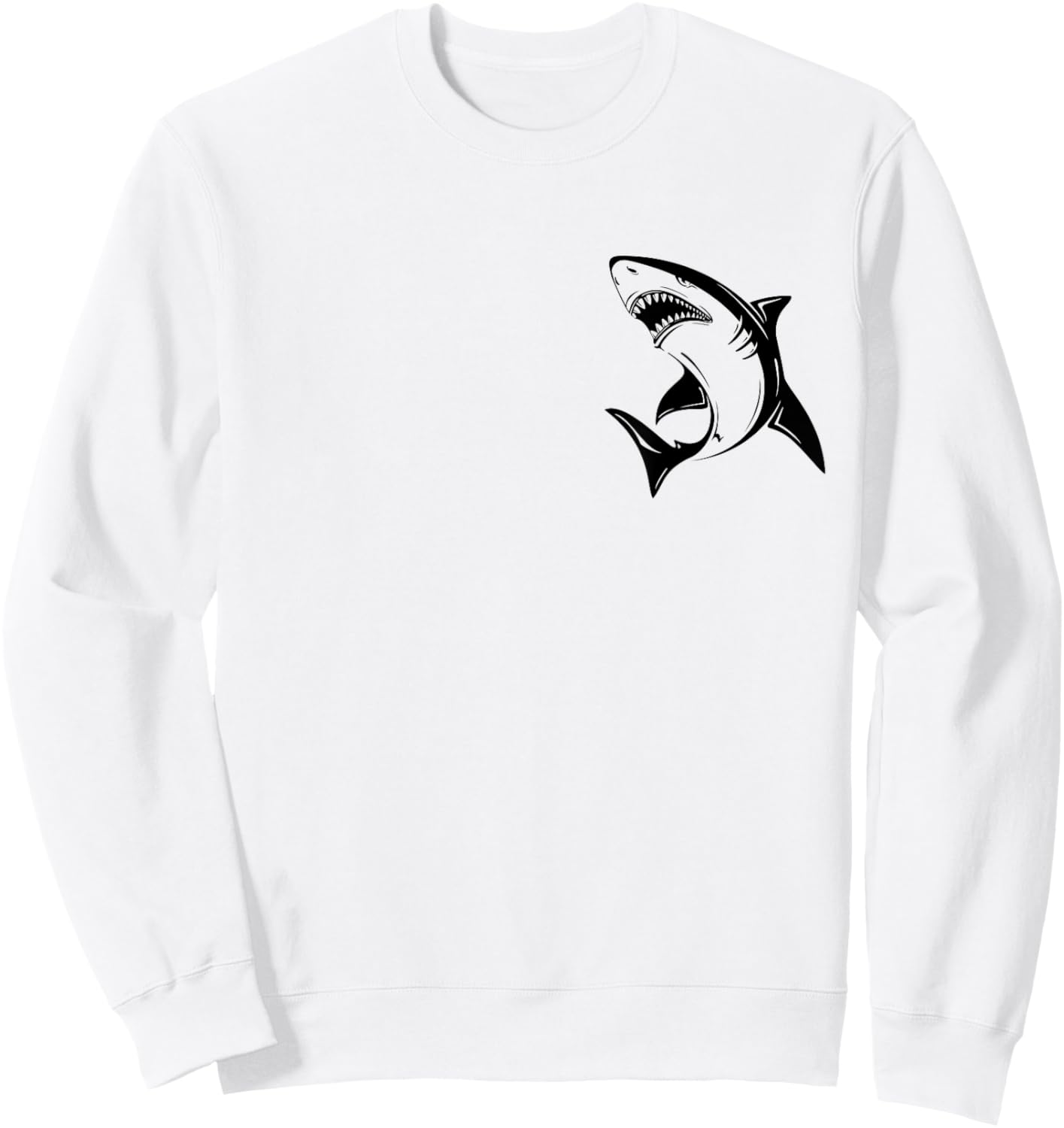 Protect The Shark Save The Ocean Vintage Environmentalists Sweatshirt - Sweatshirt | White