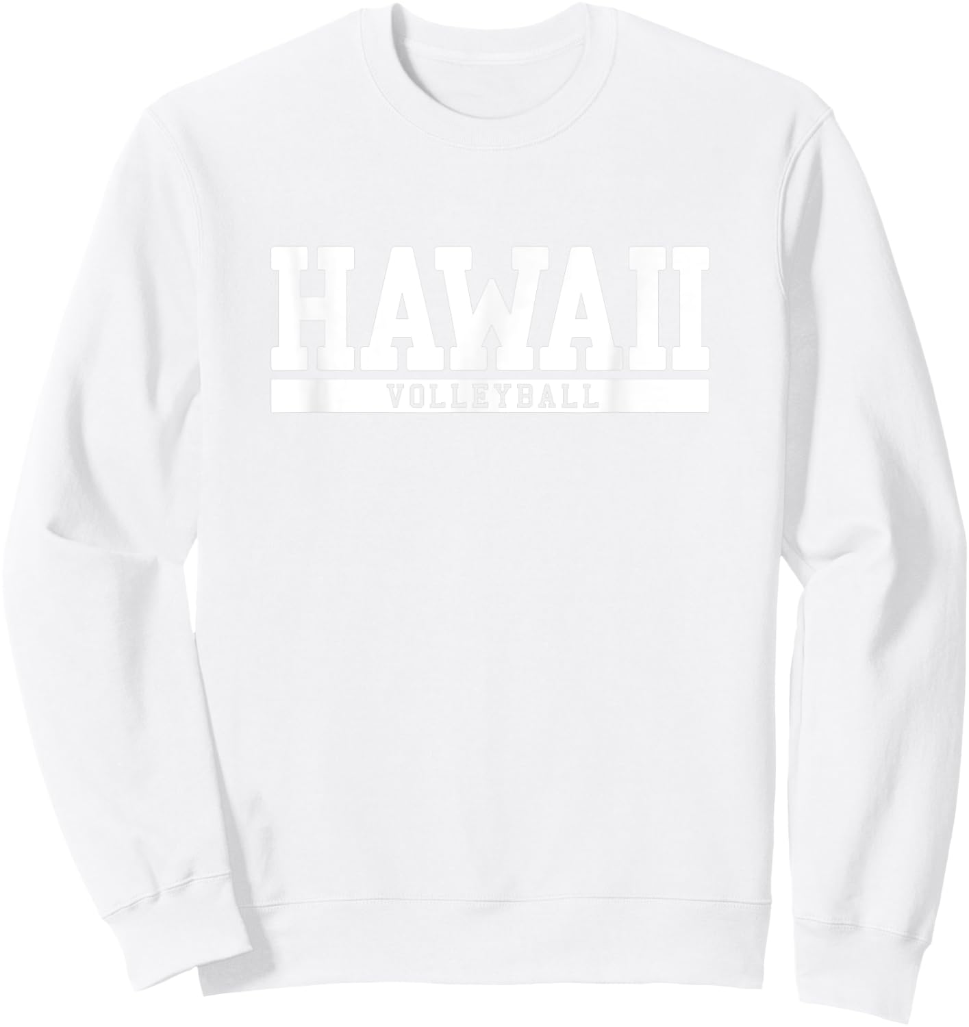 Hawaii Volleyball Sweatshirt - Sweatshirt | White