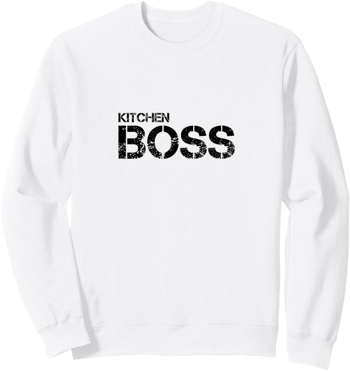Kitchen Boss White Chef Sweatshirt - Sweatshirt | White