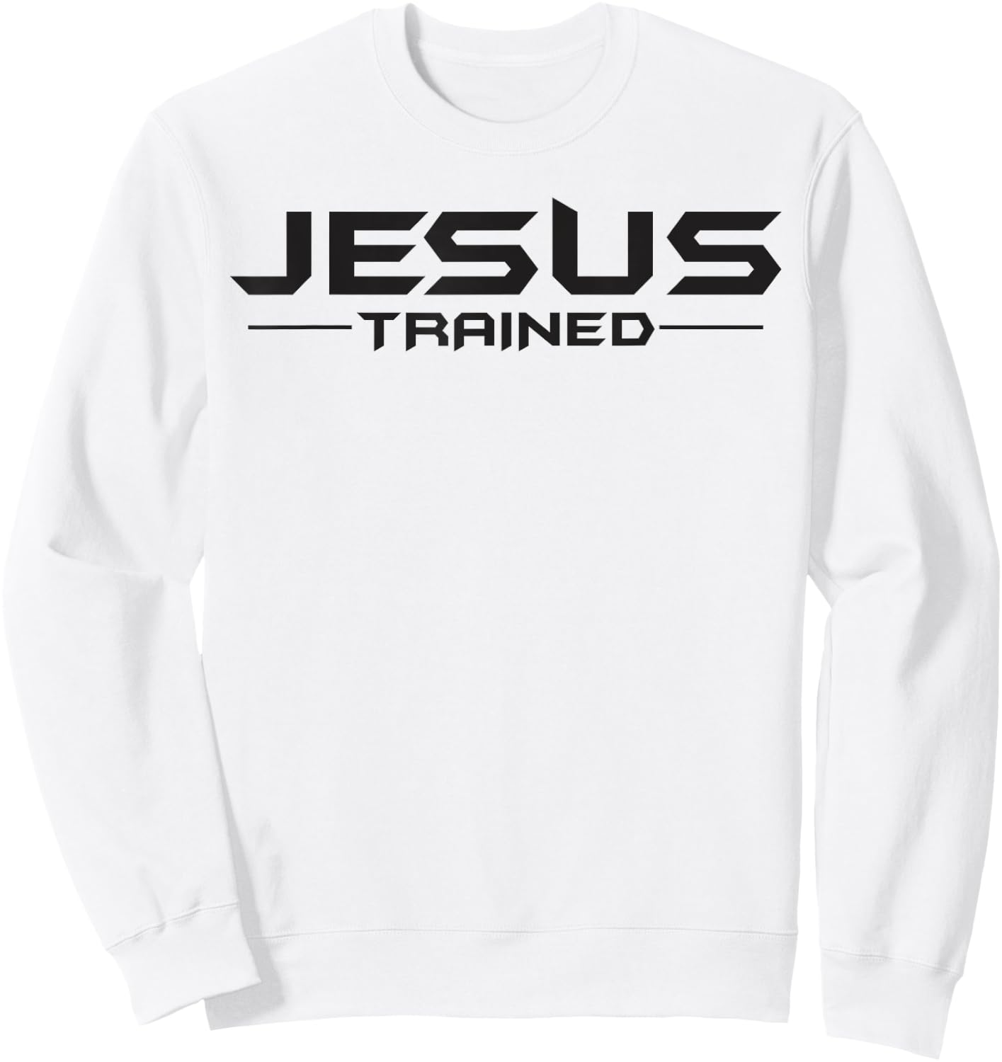 Jesus Trained Classic Wrestling Wrestler Wrestle, Christian2 Sweatshirt - Sweatshirt | White