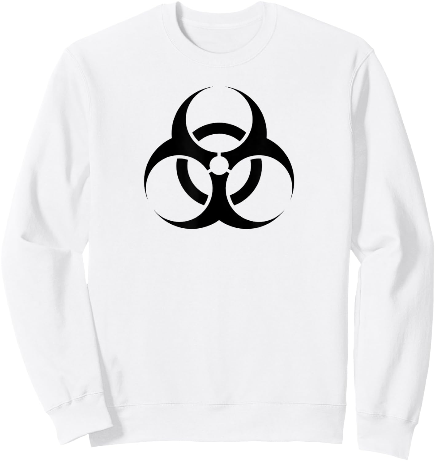 Biohazard Hardstyle Rave Dance Music Hard Style Biohazard Sweatshirt - Sweatshirt | White