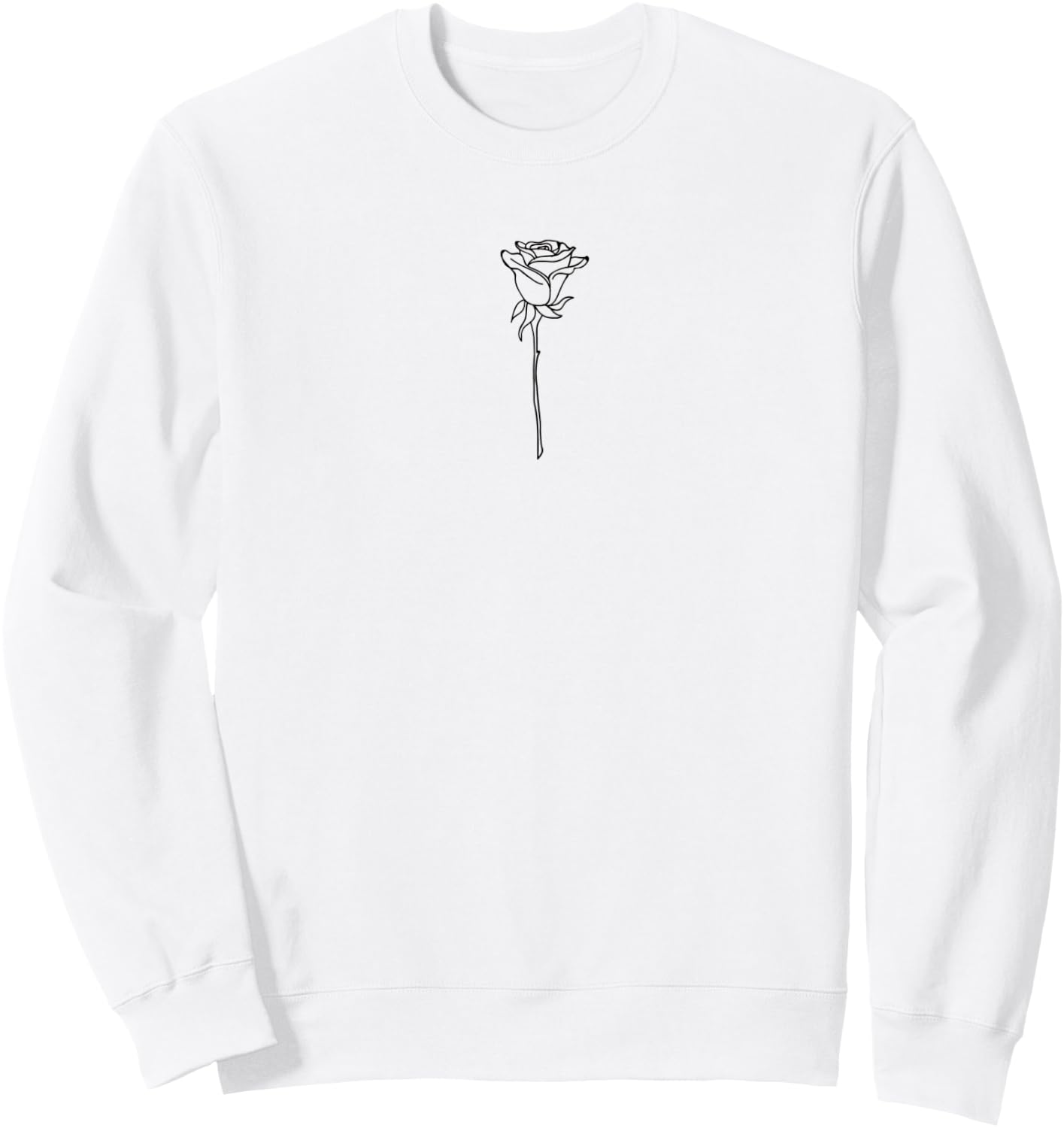 Aesthetic Rose Soft Grunge Punk Clothes Women Artsy Girl Sweatshirt - Sweatshirt | White