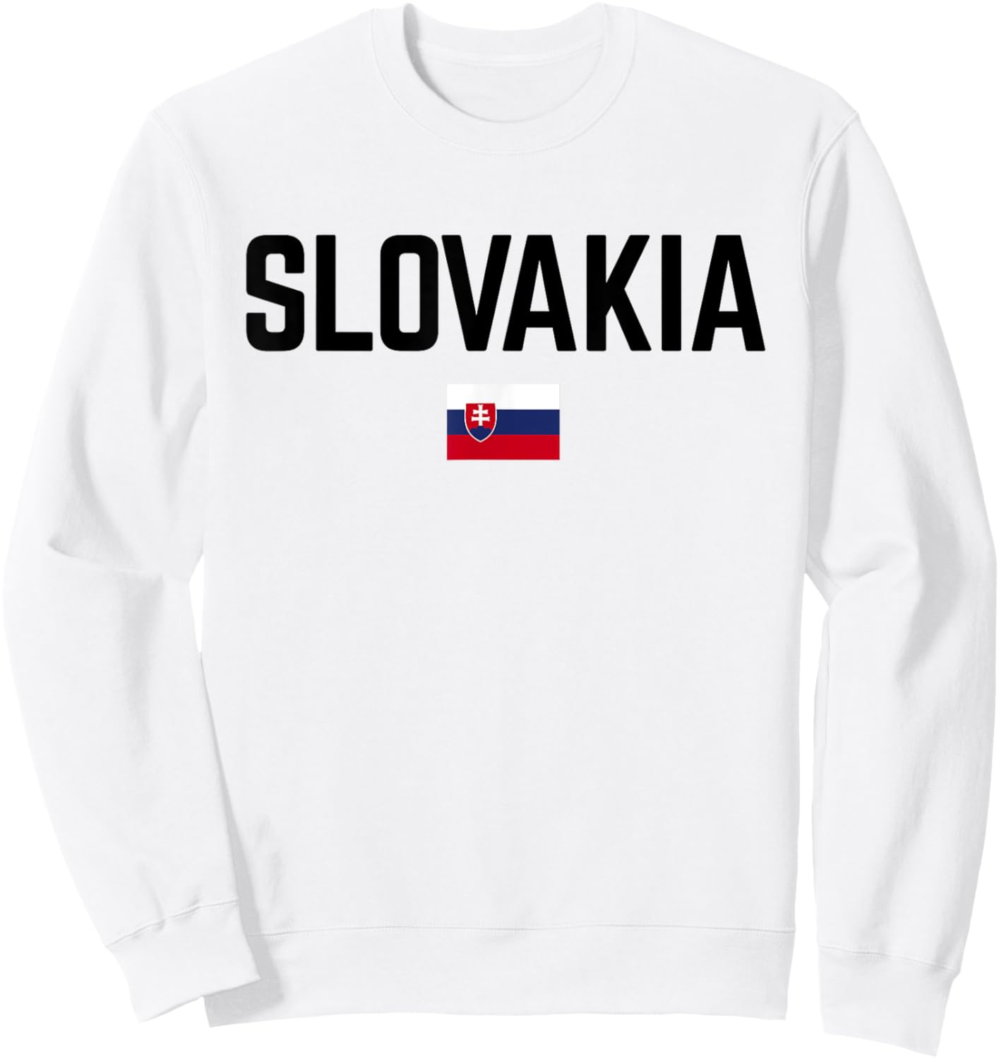 SLOVAKIA Flag | Men Woman Kids | SLOVAKIA Sweatshirt - Sweatshirt | White