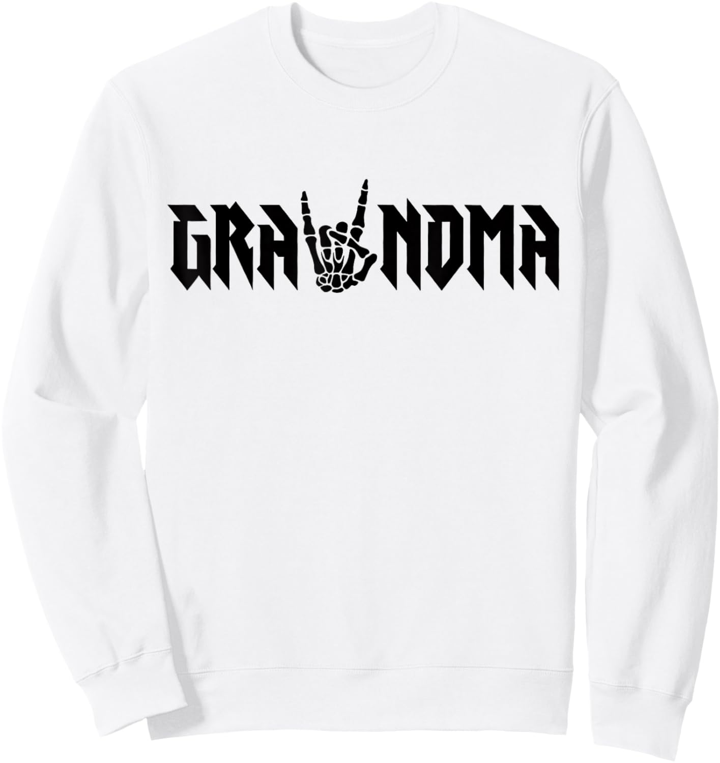 Grandma Of The Bad Two the Bone Birthday 2 Years Old Sweatshirt - Sweatshirt | White