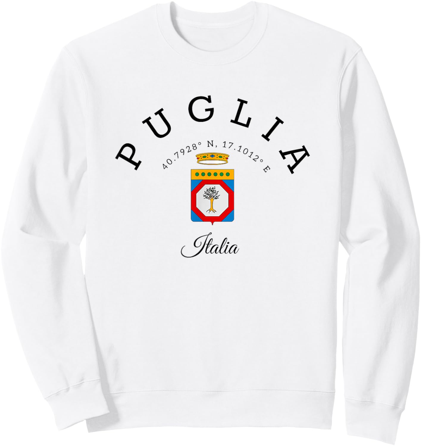 Puglia Italia family vacation to Puglia trip Italy Sweatshirt - Sweatshirt | White