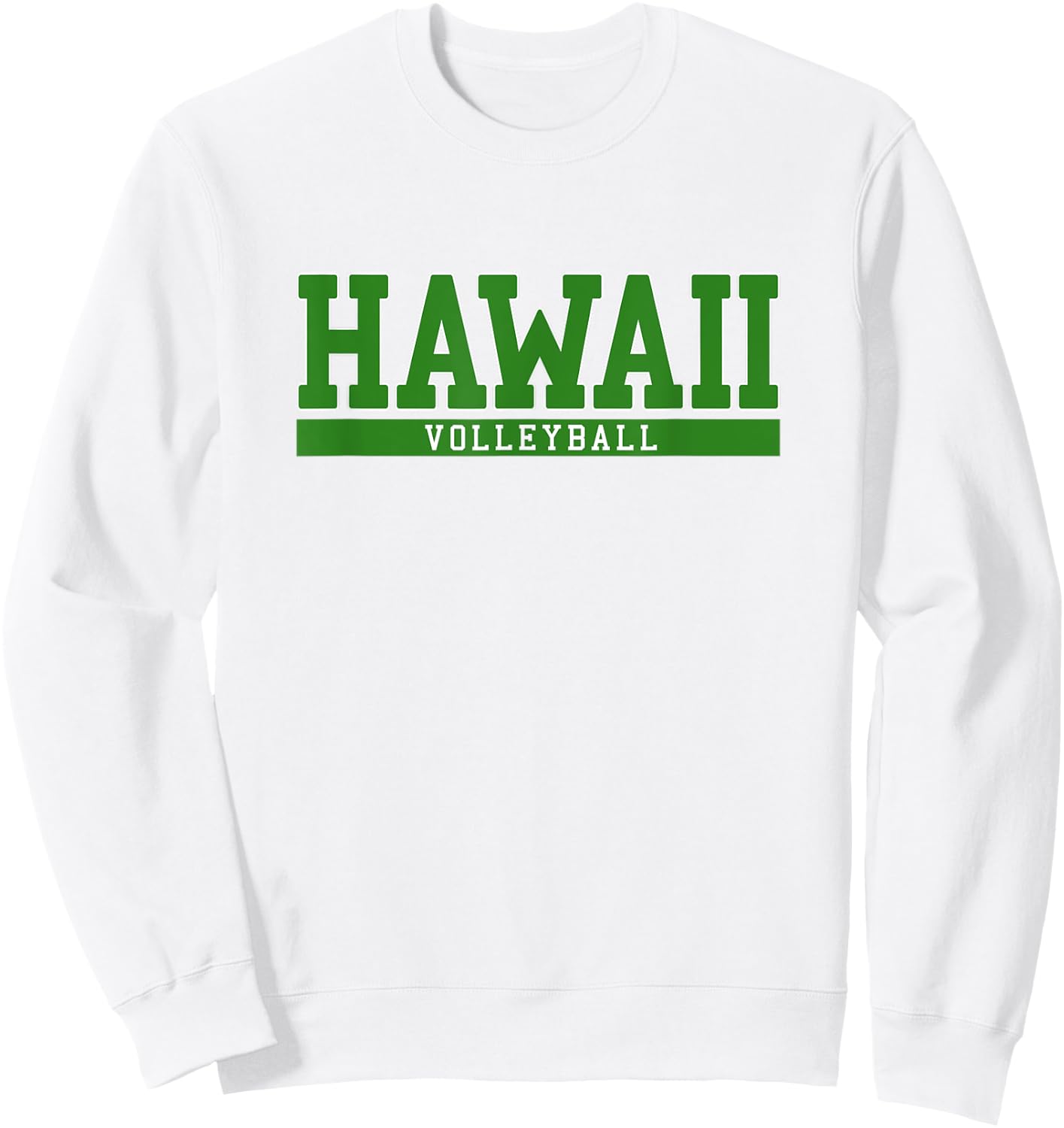 Hawaii Volleyball Sweatshirt - Sweatshirt | White