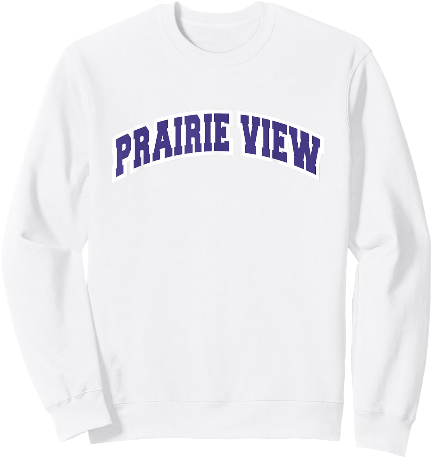 Prairie View Texas Classic Athletic Sports Grey Sweatshirt - Sweatshirt | White
