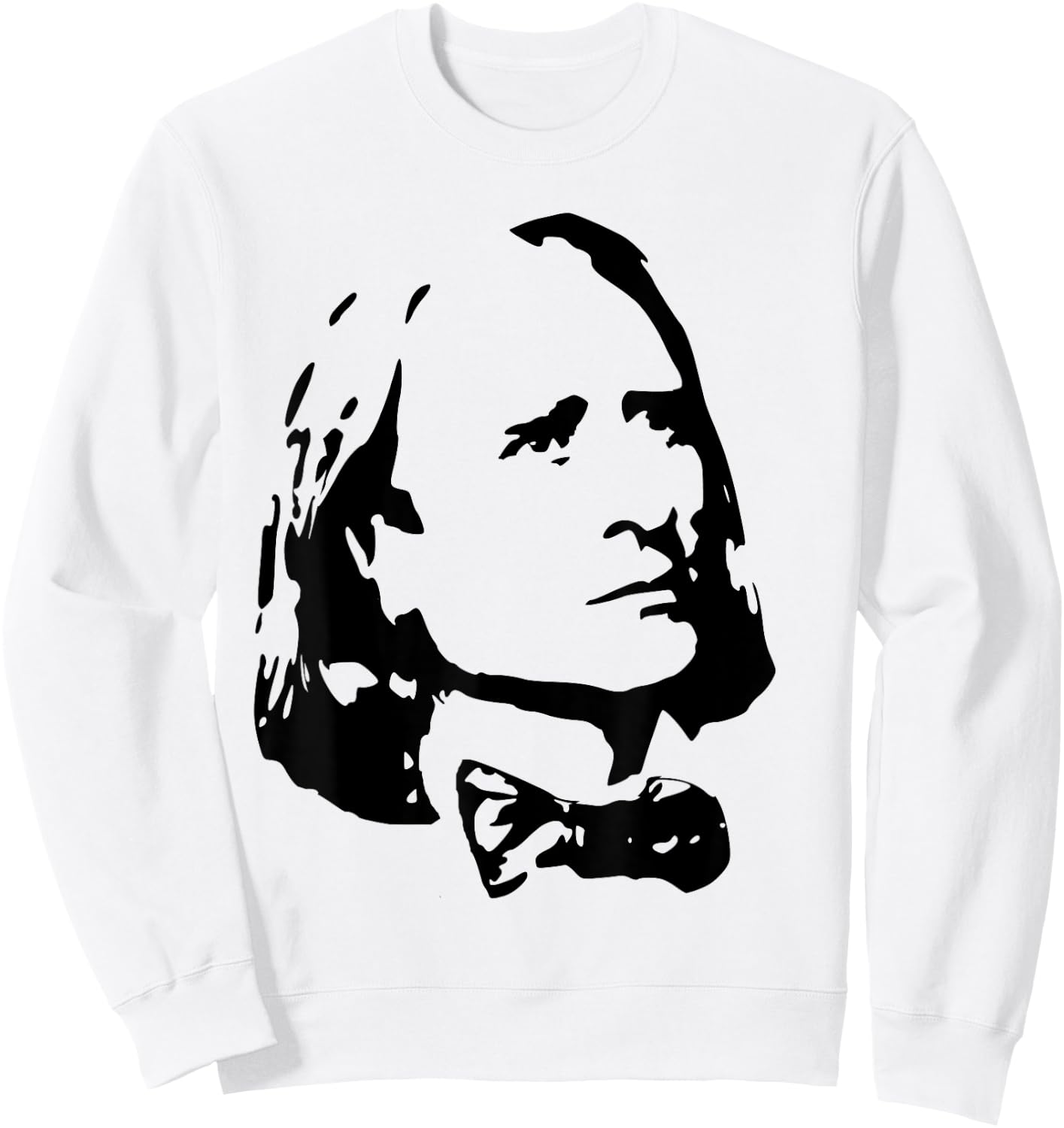 Franz Liszt Classical Music Composer Retro Style Propaganda Sweatshirt - Sweatshirt | White