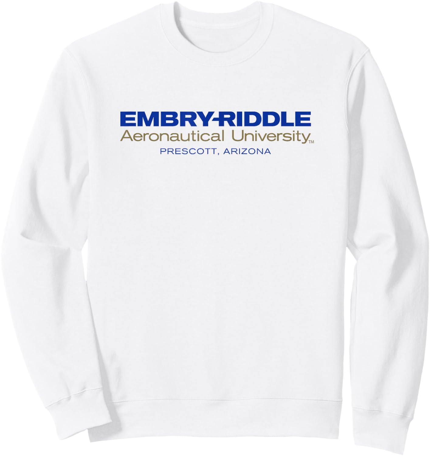 Embry Riddle Eagles | Official NCAA Merch | PPERAUP02 Sweatshirt - Sweatshirt | White