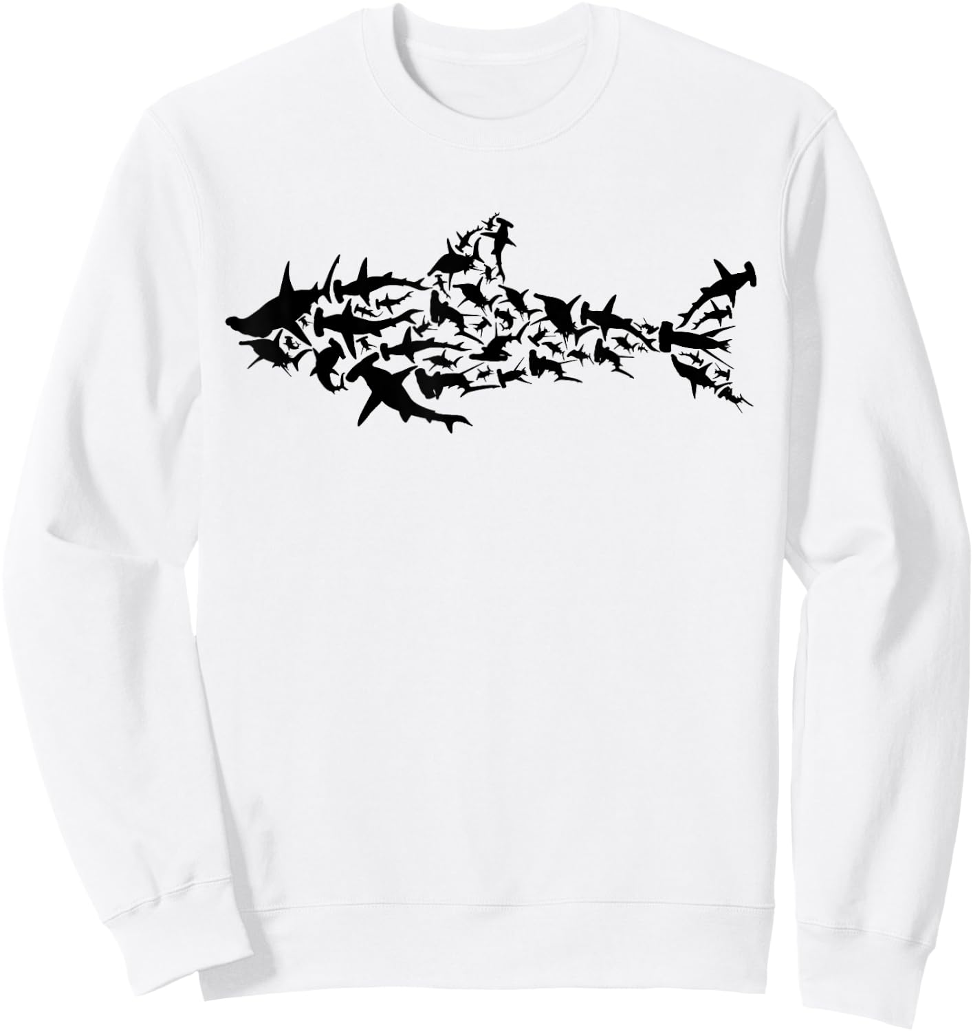 Shark Fish - Great White Shark Fishes Shark Fishing Shark Sweatshirt - Sweatshirt | White