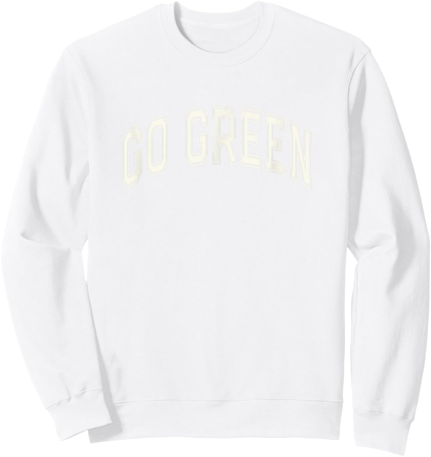 Summer Camp Color GO GREEN Competition Event War Game Men Women Kids Sweatshirt - Sweatshirt | White