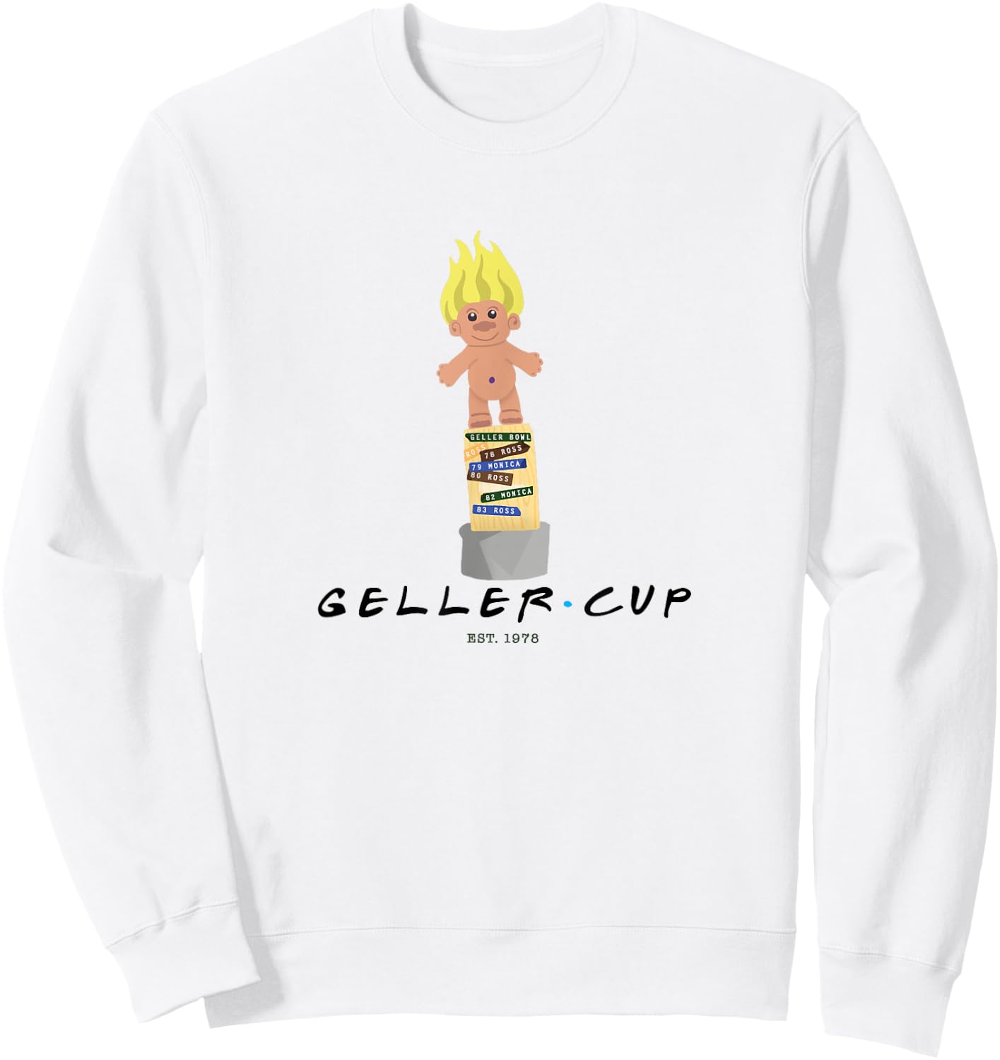 Geller Cup Shirt Sweatshirt - Sweatshirt | White