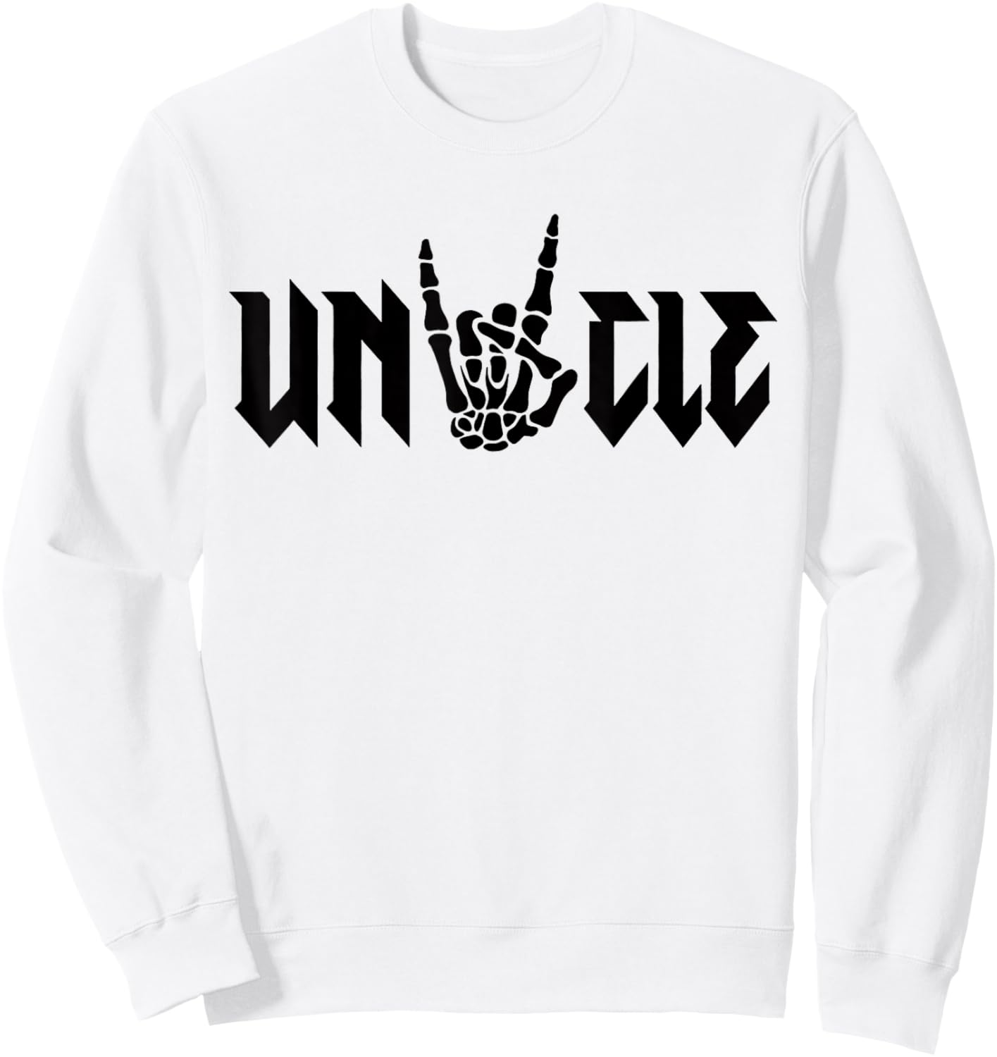Uncle Of The Bad Two the Bone Birthday 2 Years Old Birthday Sweatshirt - Sweatshirt | White
