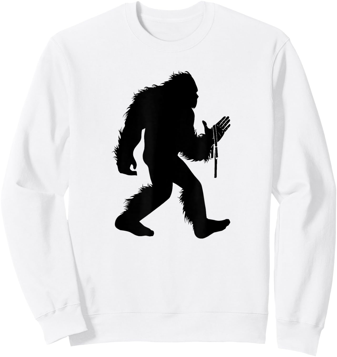 Arm Wrestling Bigfoot Armwrestling Sasquatch Arm Wrestler Sweatshirt - Sweatshirt | White