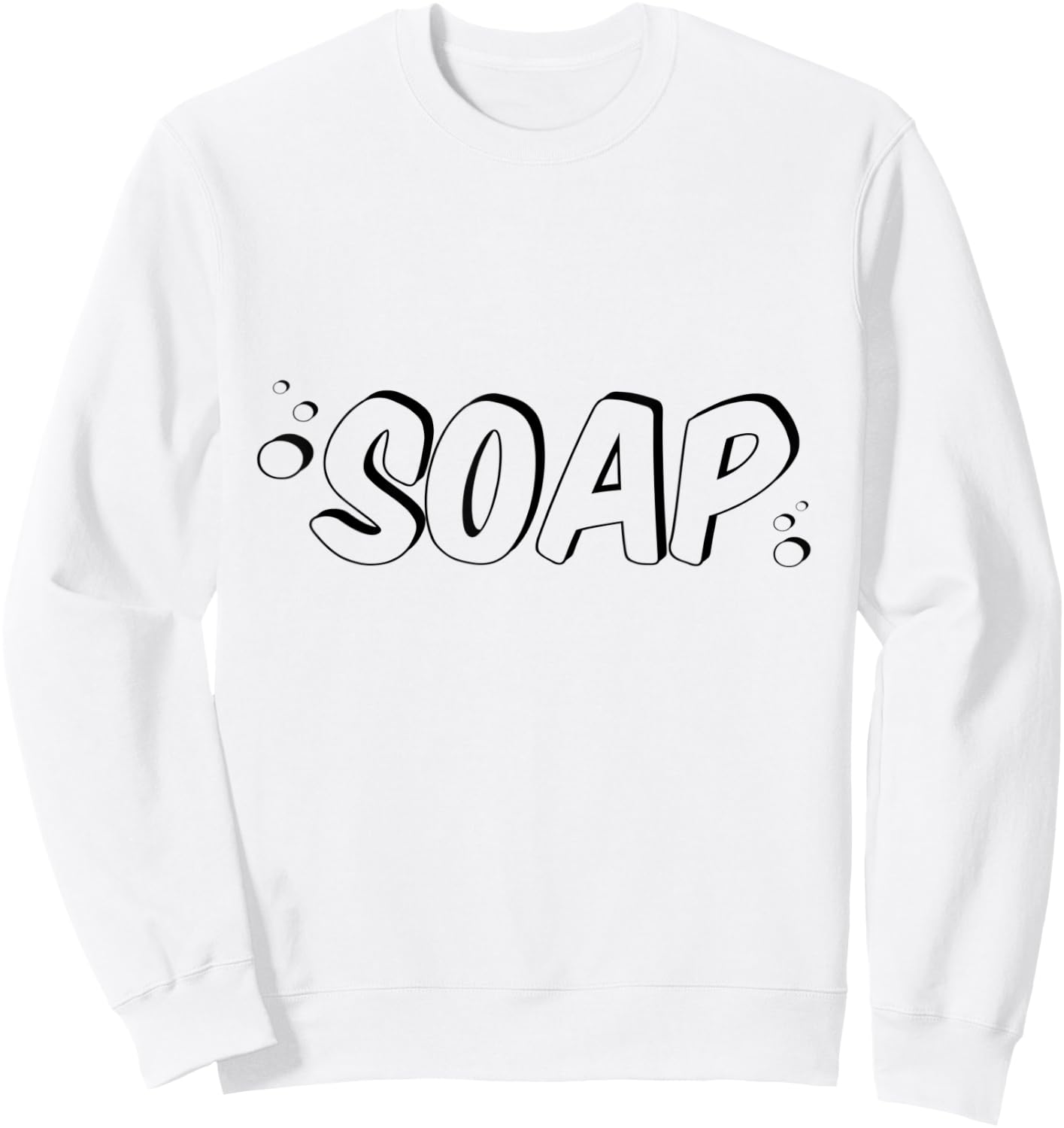 Funny Bar of Soap Halloween Costume Healthcare Wash Hands Sweatshirt - Sweatshirt | White