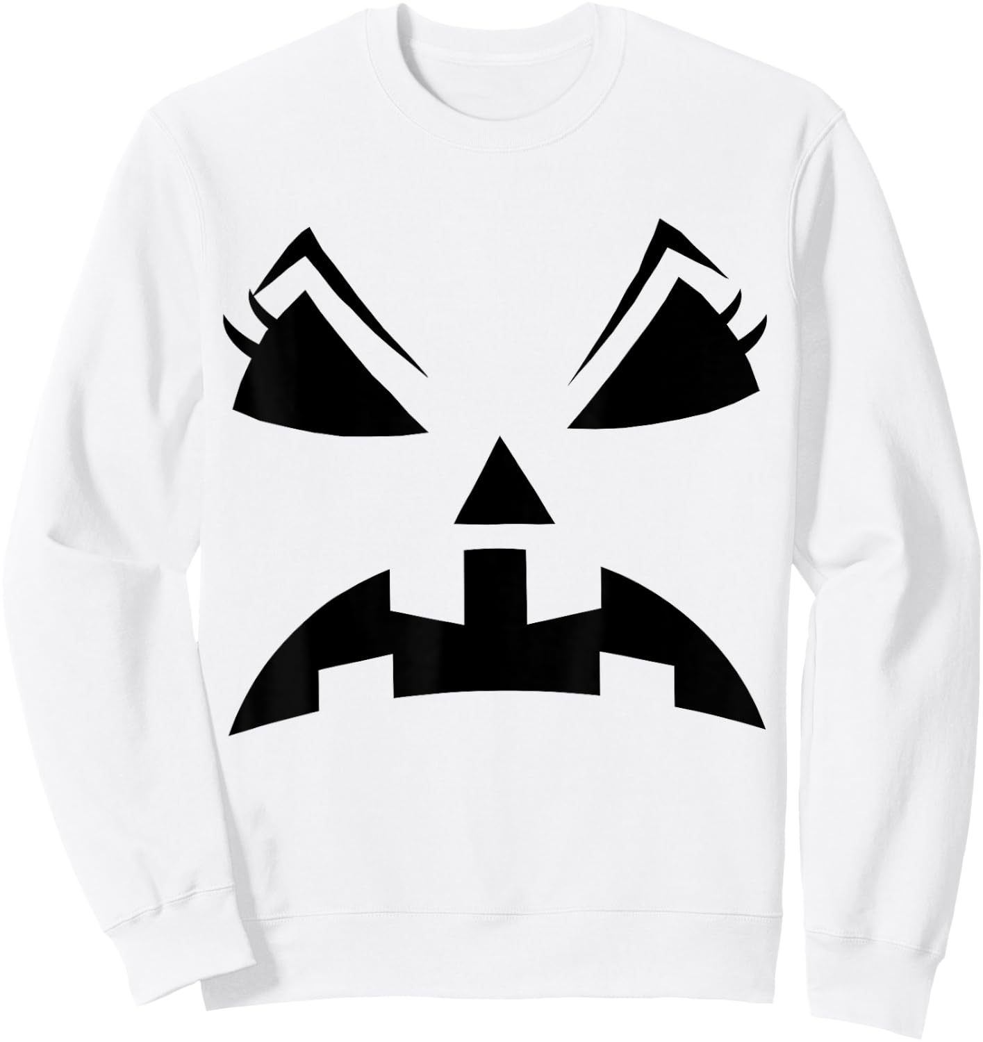 Halloween Pumpkin Face Pumpkin Costume Men Kids Sweatshirt - Sweatshirt | White