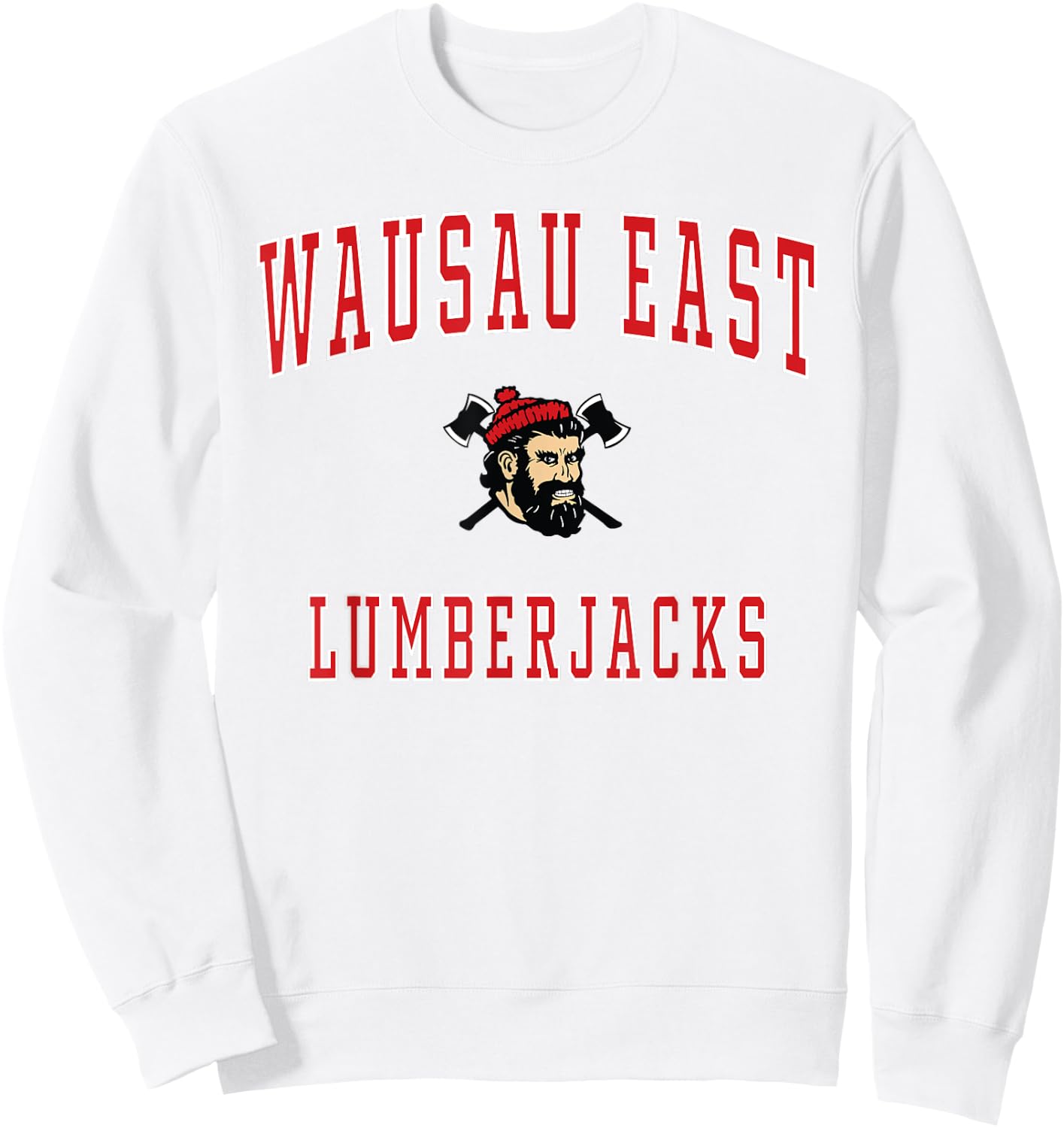 Wausau East High School Lumberjacks Sweatshirt - Sweatshirt | White